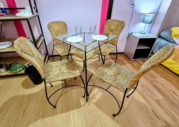 Rosa Familiar Hasta 6 Huéspedes Amplia, Céntrica, Con Cocineta Y Baño Privado *