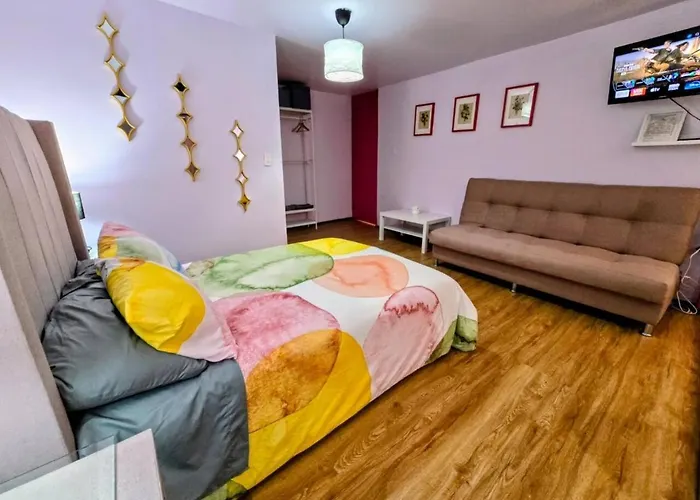 Rosa Familiar Hasta 6 Huespedes Amplia, Centrica, Con Cocineta Y Bano Privado Mexico City