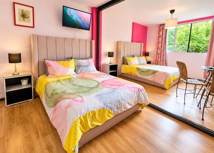 Сasa de vacaciones Suite Rosa familiar hasta 7 huéspedes México DF