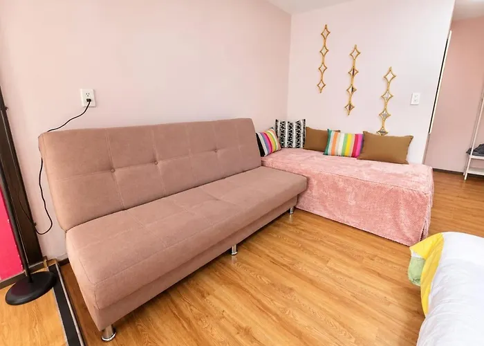 Сasa de vacaciones Suite Rosa familiar hasta 7 huéspedes México DF