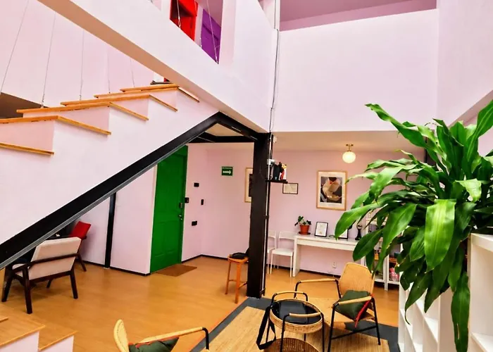 Сasa de vacaciones Suite Rosa familiar hasta 7 huéspedes México DF